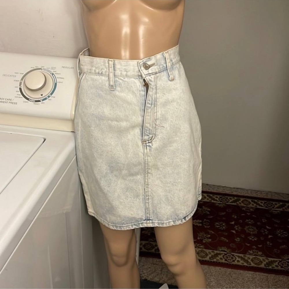 Stonewash Denim Skirt